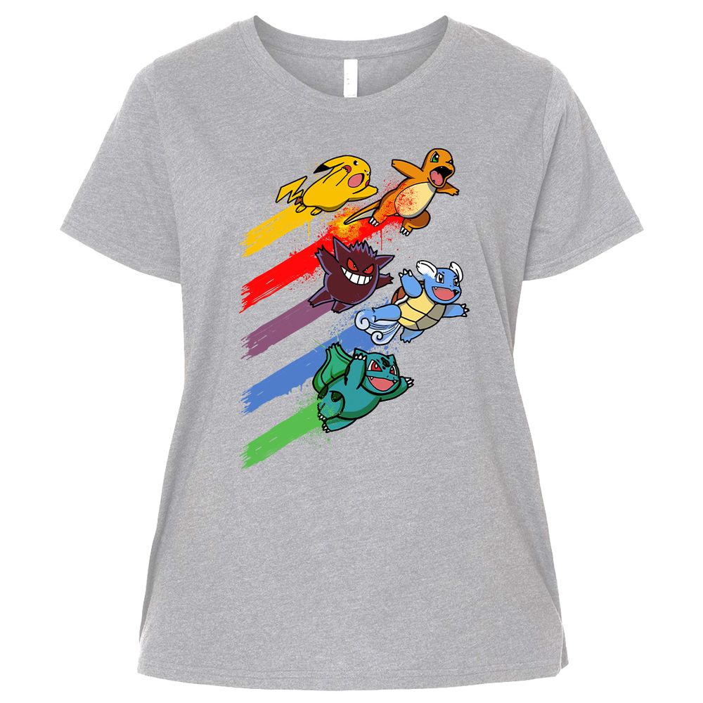 Ladies Curvy Jersey - 1E7LVCLP - Heather - 3