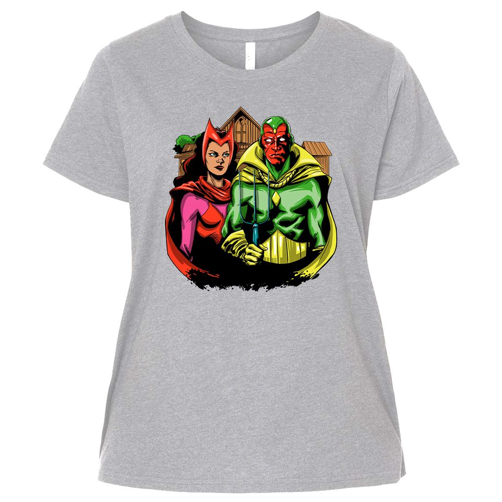 Ladies Curvy Jersey - L53TK7SD - Heather - 3