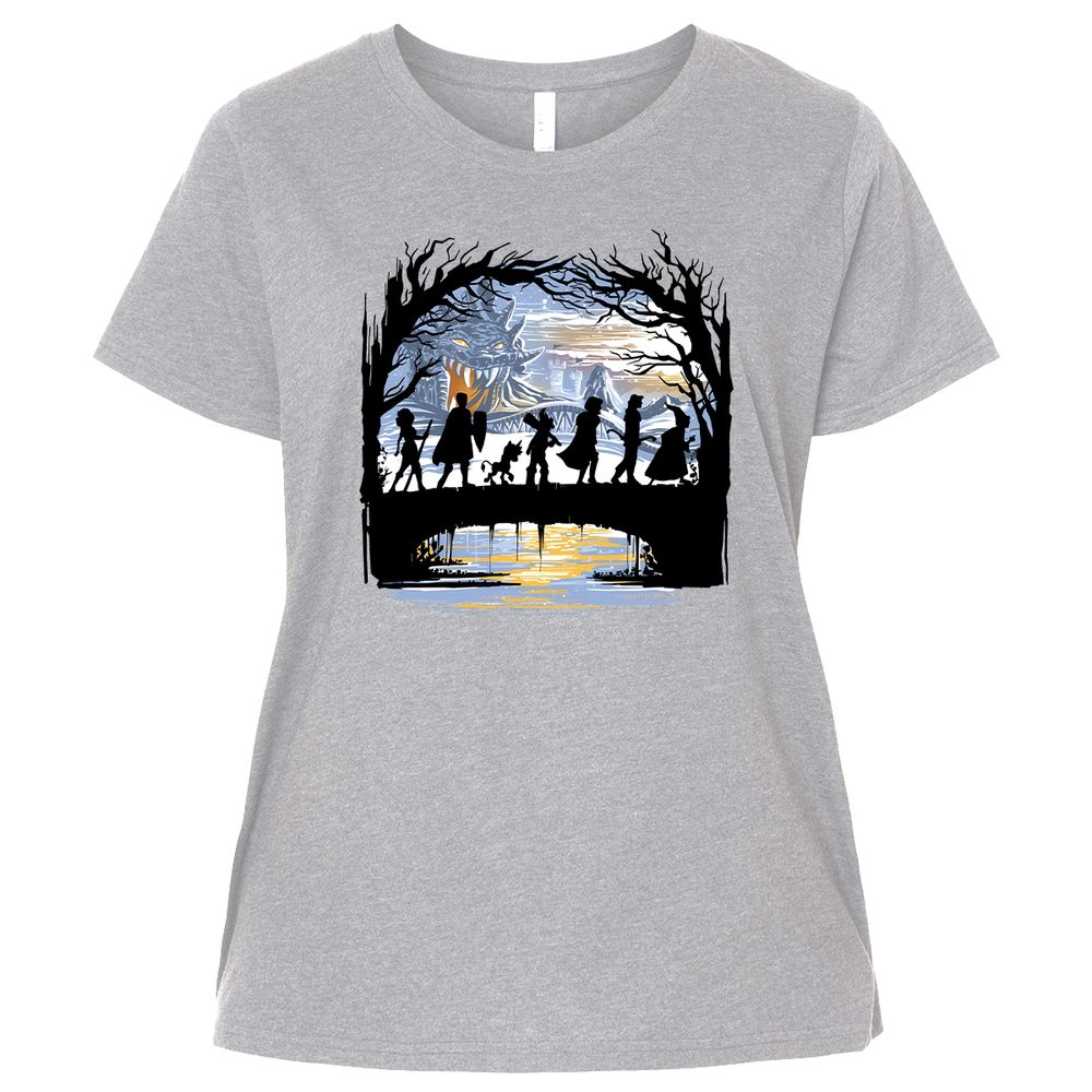 Ladies Curvy Jersey - M9FAH614 - Heather - 3