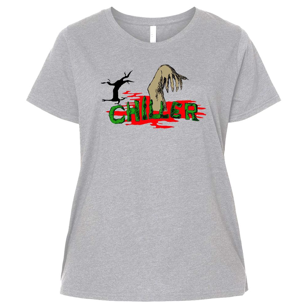 Ladies Curvy Jersey - 26YK6JHK - Heather - 3