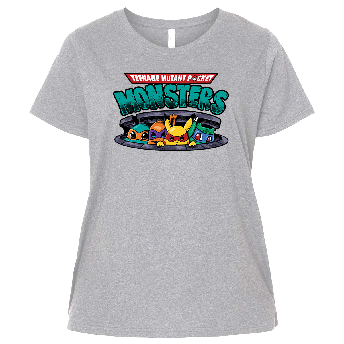 Ladies Curvy Jersey - QPDLG5Q4 - Heather - 3