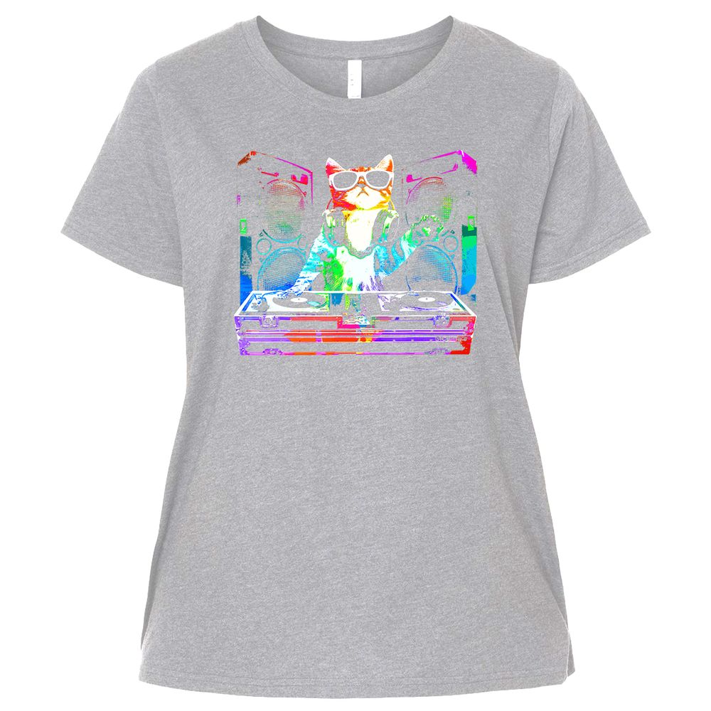 Ladies Curvy Jersey - 4JJZ56GU - Heather - 3