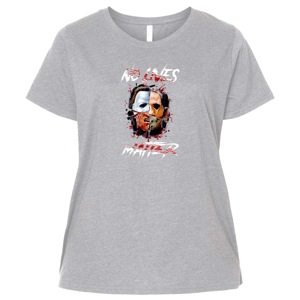 Ladies Curvy Jersey - MA6LUEA6 - Heather - 3