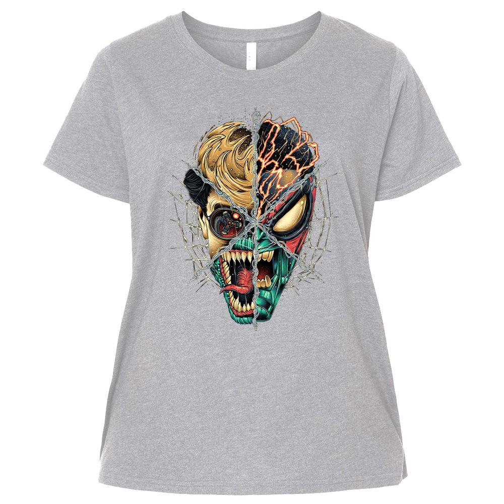 Ladies Curvy Jersey - KK2LJZDL - Heather - 3