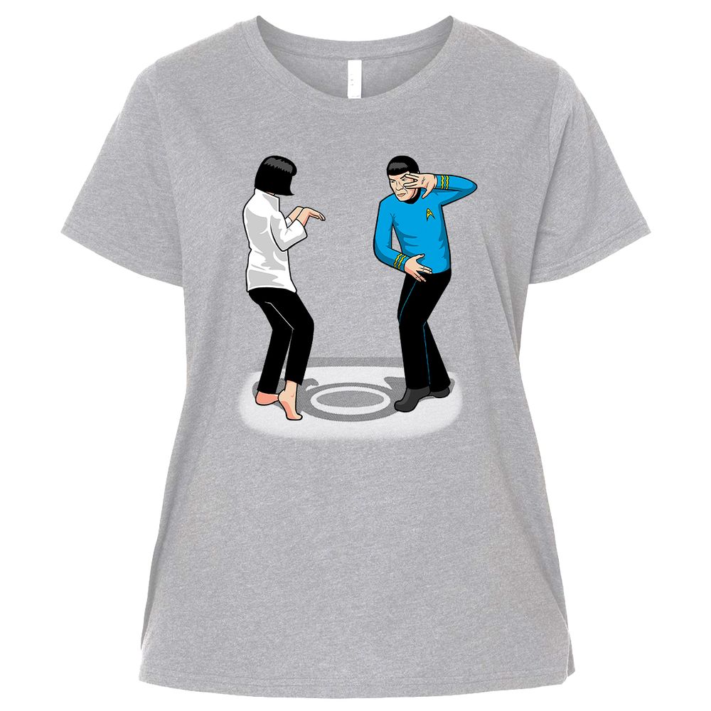 Ladies Curvy Jersey - QJUCVM3B - Heather - 3