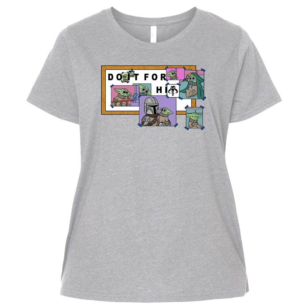 Ladies Curvy Jersey - XLLQV2WQ - Heather - 3