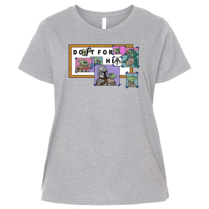 Ladies Curvy Jersey - XLLQV2WQ - Heather - 3