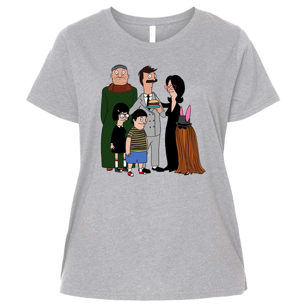 Ladies Curvy Jersey - Q2YSVAG3 - Heather - 3