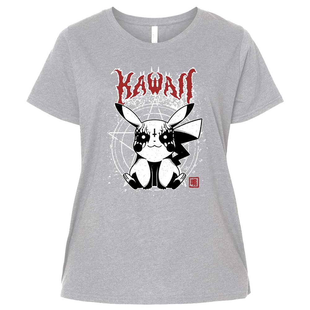 Ladies Curvy Jersey - S6VLXH4D - Heather - 3