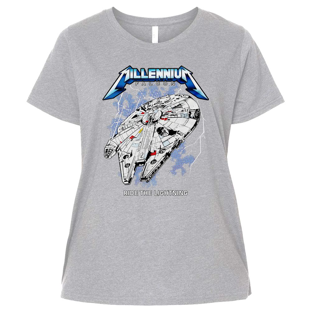 Ladies Curvy Jersey - EZ6KAG41 - Heather - 3