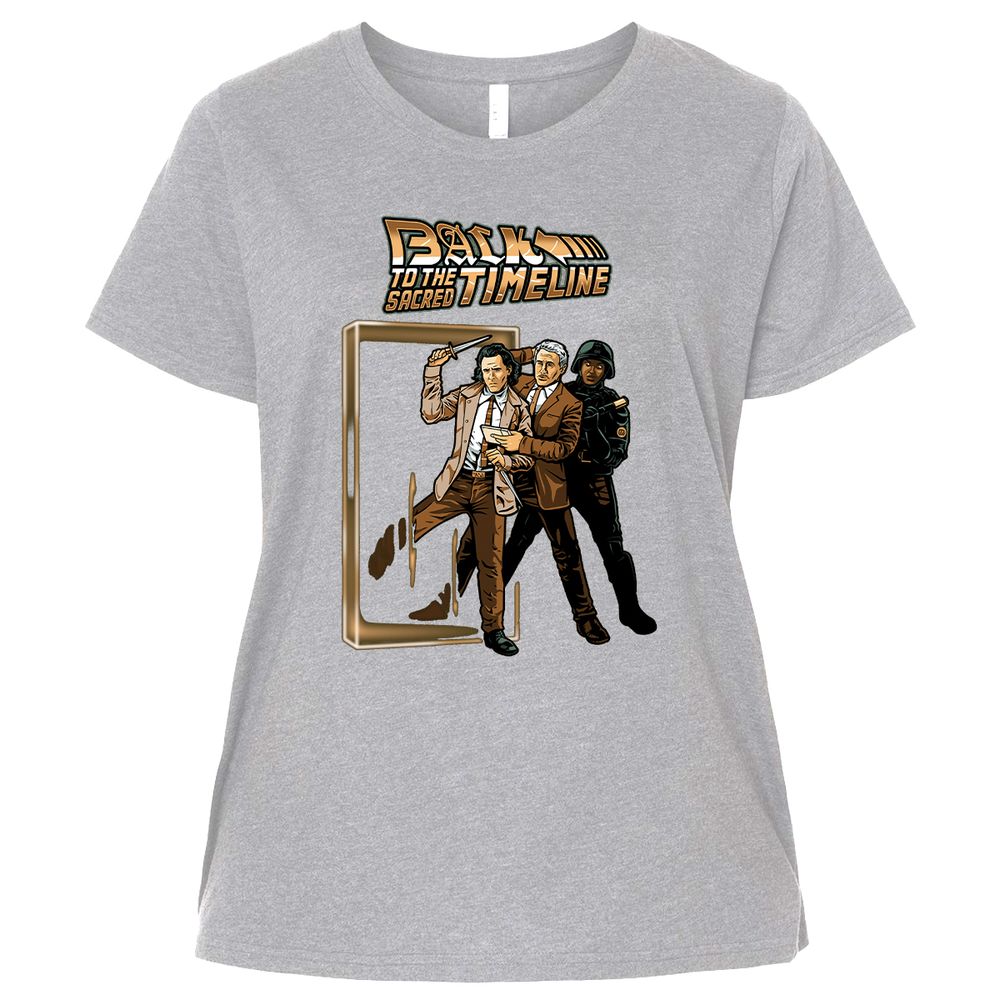 Ladies Curvy Jersey - 1KZKE3H1 - Heather - 3