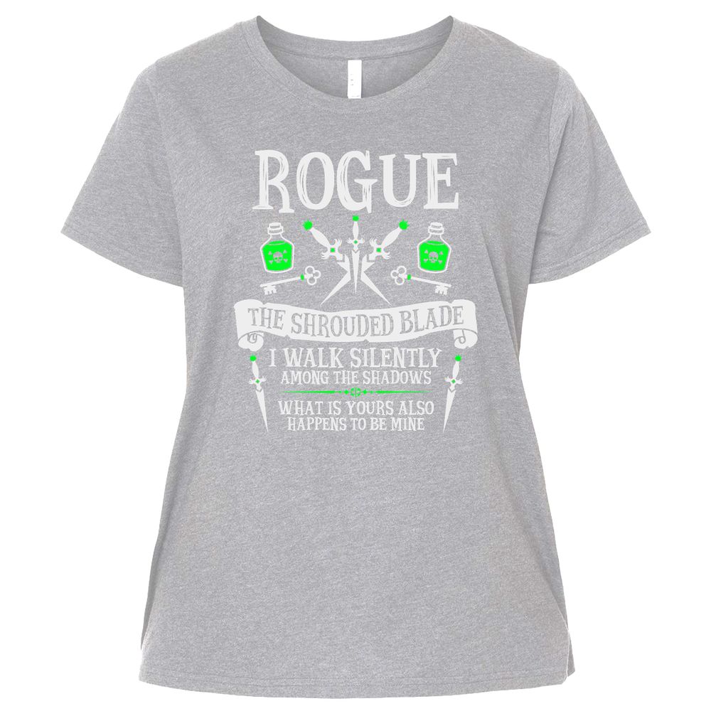 Ladies Curvy Jersey - TR3L1KQQ - Heather - 3