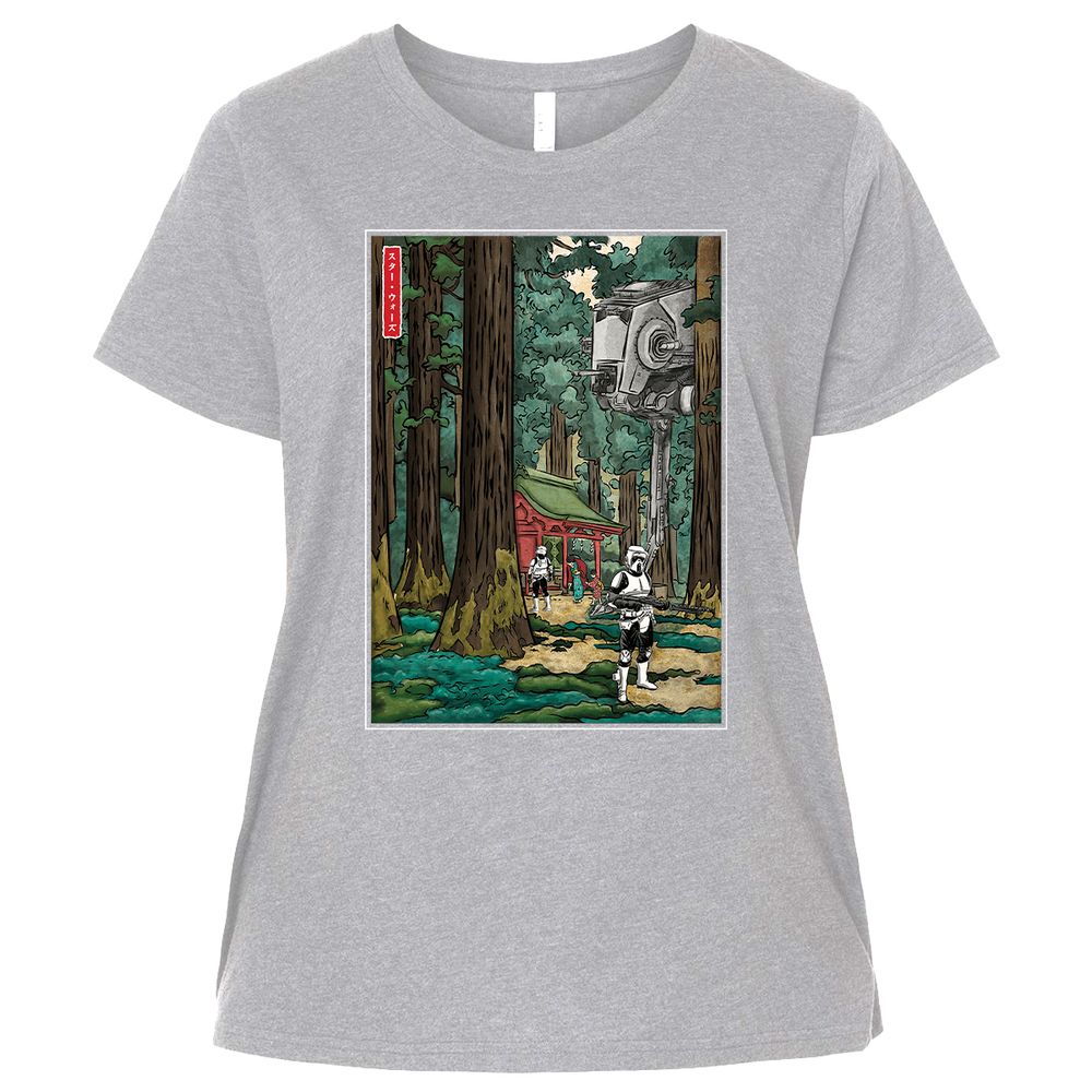 Ladies Curvy Jersey - QKDJFY2W - Heather - 3