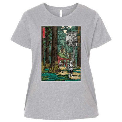 Ladies Curvy Jersey - QKDJFY2W - Heather - 3