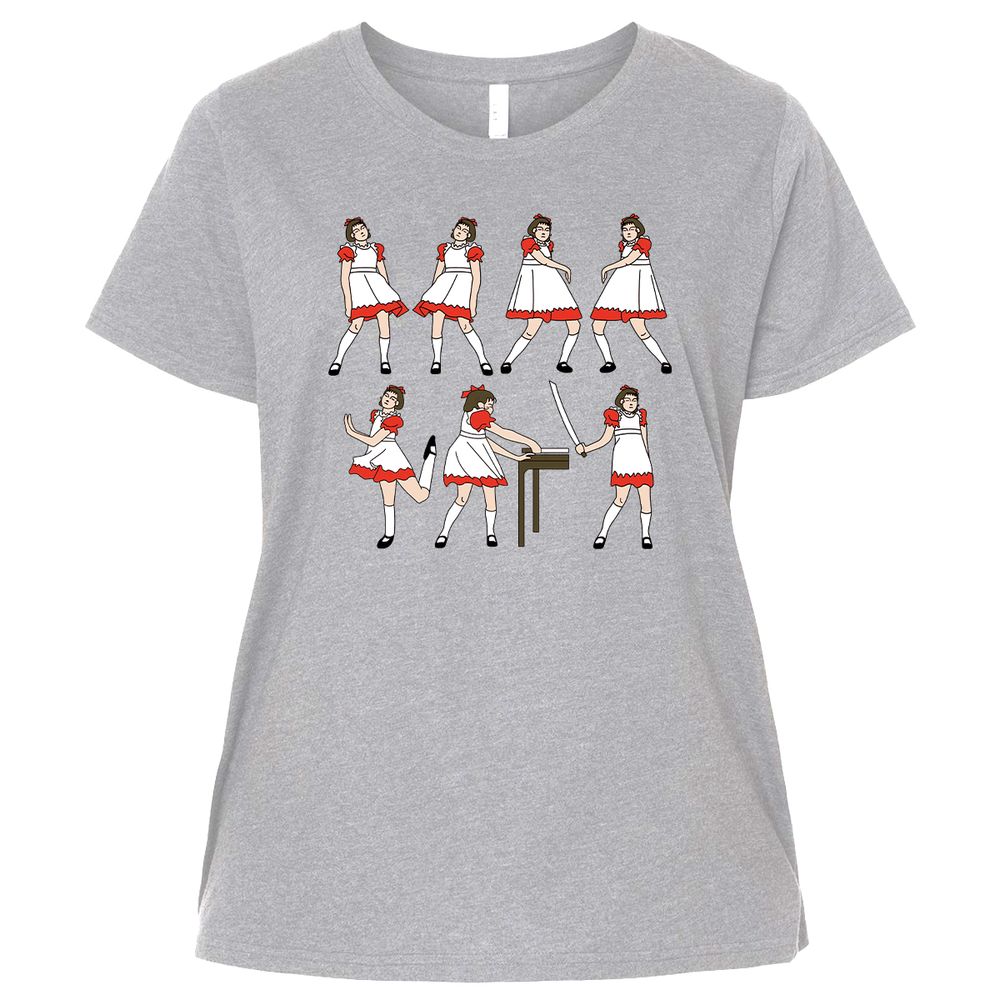 Ladies Curvy Jersey - PTXJHFHP - Heather - 3