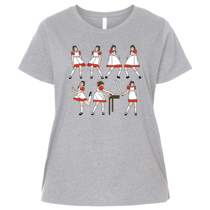 Ladies Curvy Jersey - PTXJHFHP - Heather - 3