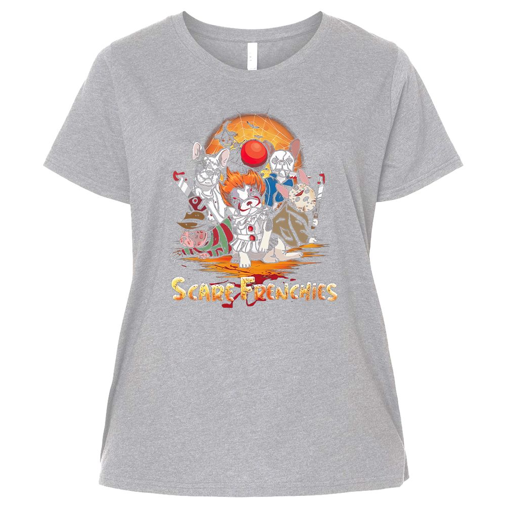 Ladies Curvy Jersey - 7EM7V7Q1 - Heather - 3