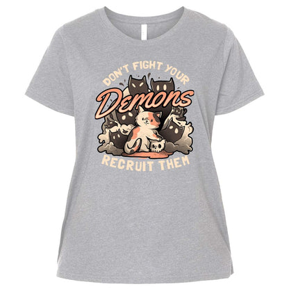 Ladies Curvy Jersey - 9EFK9DJH - Heather - 3