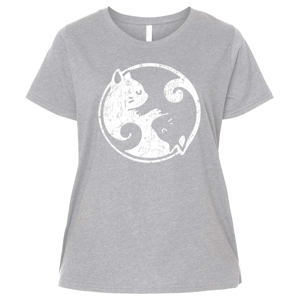 Ladies Curvy Jersey - 52Q7VQH8 - Heather - 3