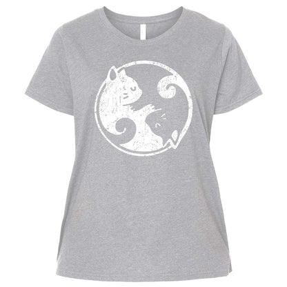 Ladies Curvy Jersey - 52Q7VQH8 - Heather - 3