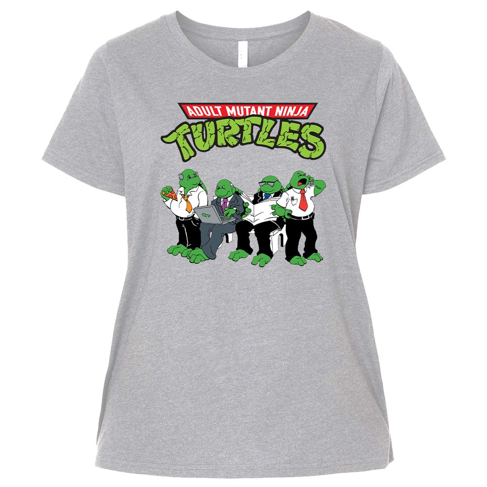 Ladies Curvy Jersey - 7YCZK5W6 - Heather - 3