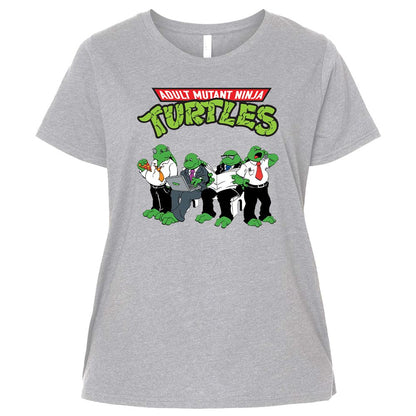 Ladies Curvy Jersey - 7YCZK5W6 - Heather - 3