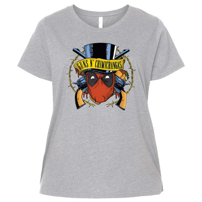 Ladies Curvy Jersey - YQV3Y9JP - Heather - 3