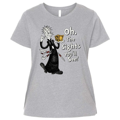 Ladies Curvy Jersey - 674J95ZC - Heather - 3