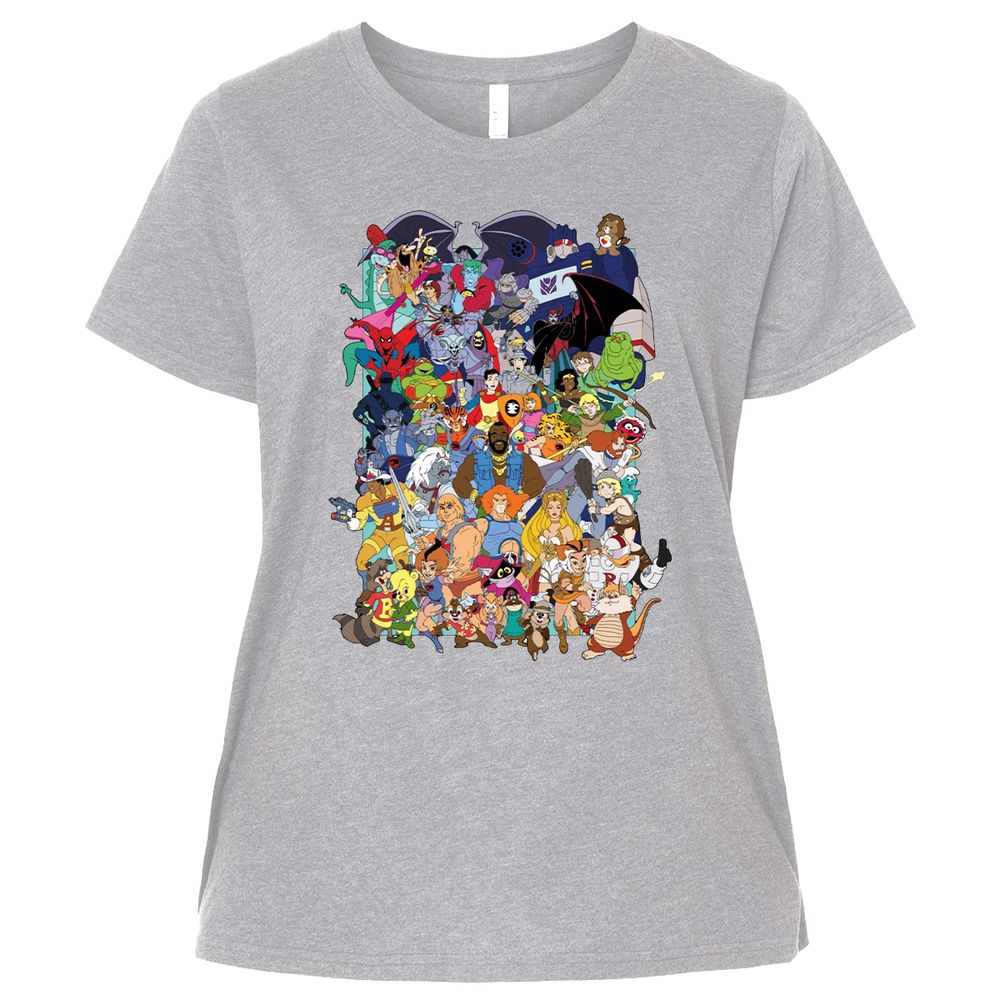 Ladies Curvy Jersey - 6U1L8L11 - Heather - 3