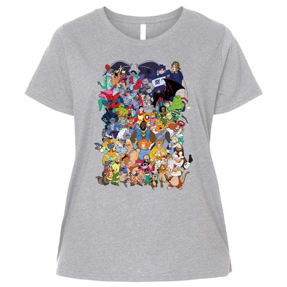 Ladies Curvy Jersey - 6U1L8L11 - Heather - 3