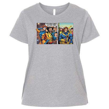 Ladies Curvy Jersey - UWR2K8XZ - Heather - 3