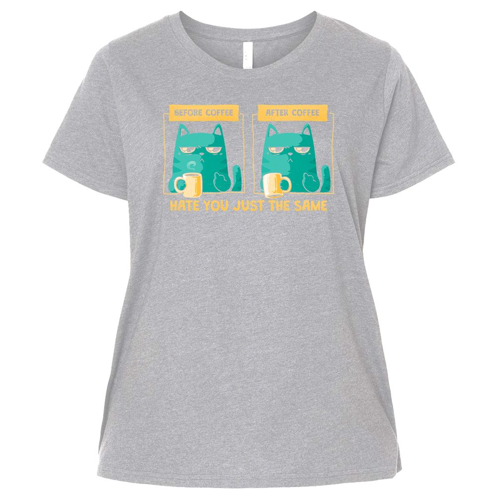 Ladies Curvy Jersey - VCMUFQH7 - Heather - 3