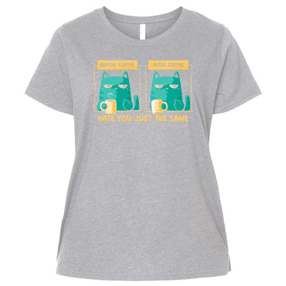 Ladies Curvy Jersey - VCMUFQH7 - Heather - 3