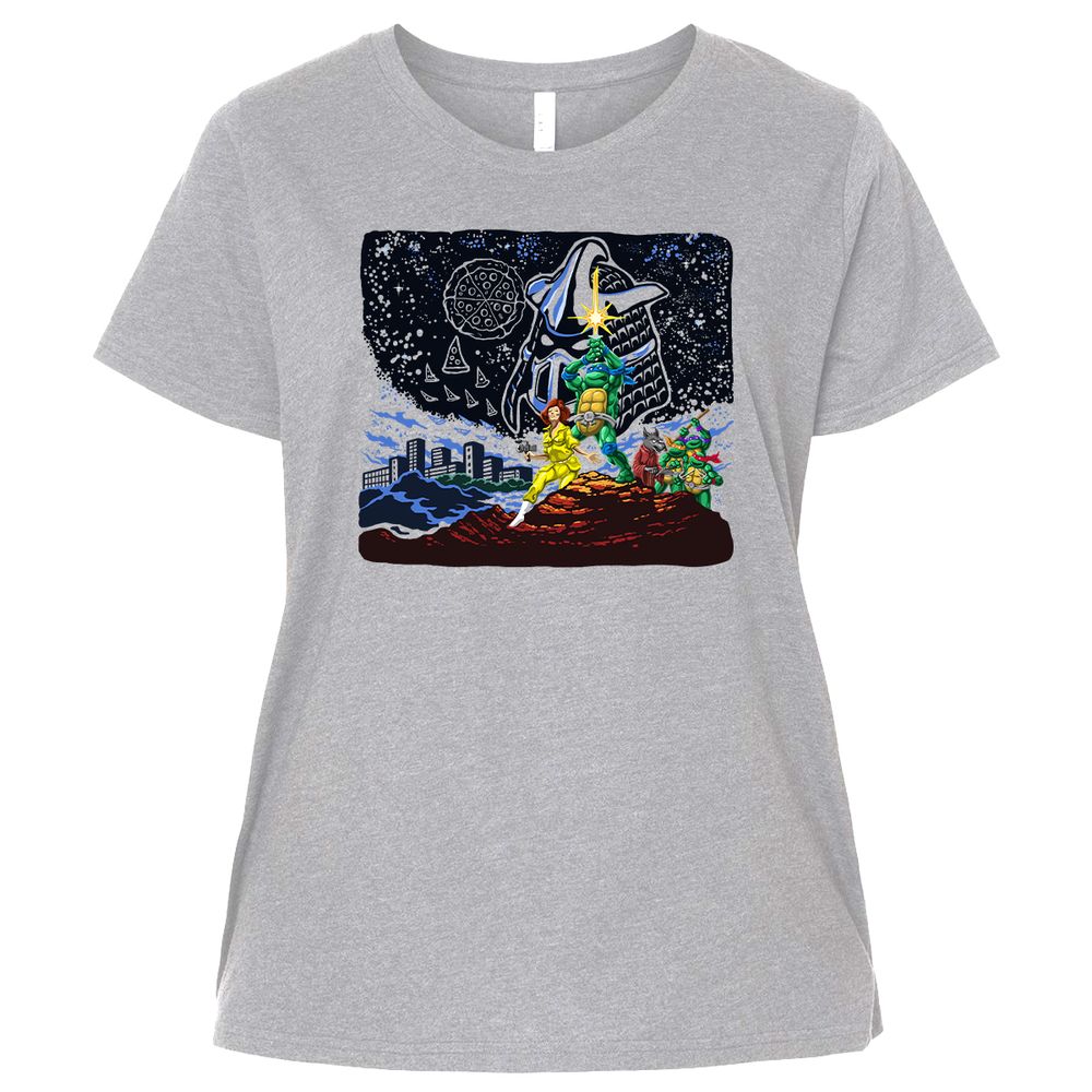 Ladies Curvy Jersey - AREZRQXX - Heather - 3