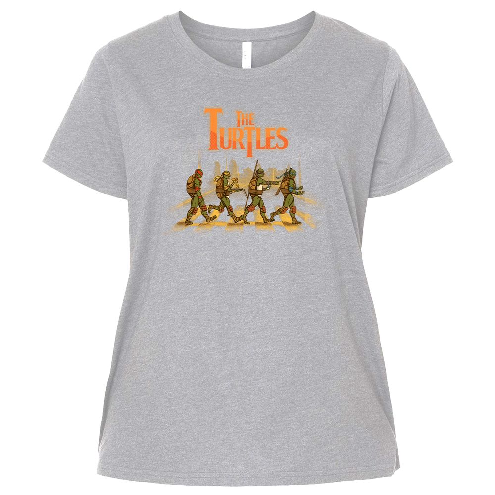 Ladies Curvy Jersey - VZNN8N1Y - Heather - 3