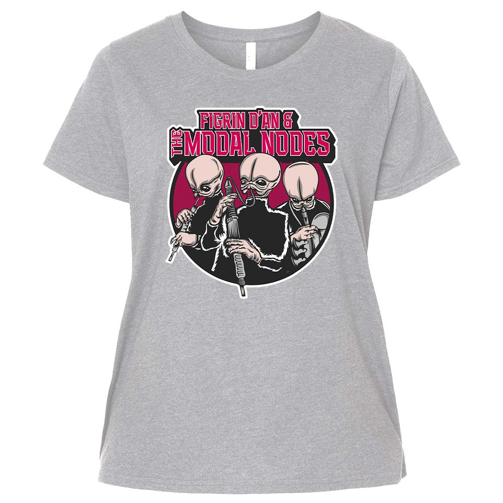 Ladies Curvy Jersey - URLW9C1K - Heather - 3