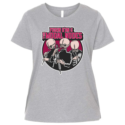 Ladies Curvy Jersey - URLW9C1K - Heather - 3