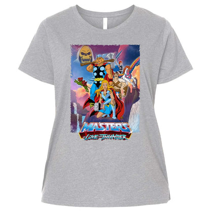 Ladies Curvy Jersey - 9GNTB4T1 - Heather - 3