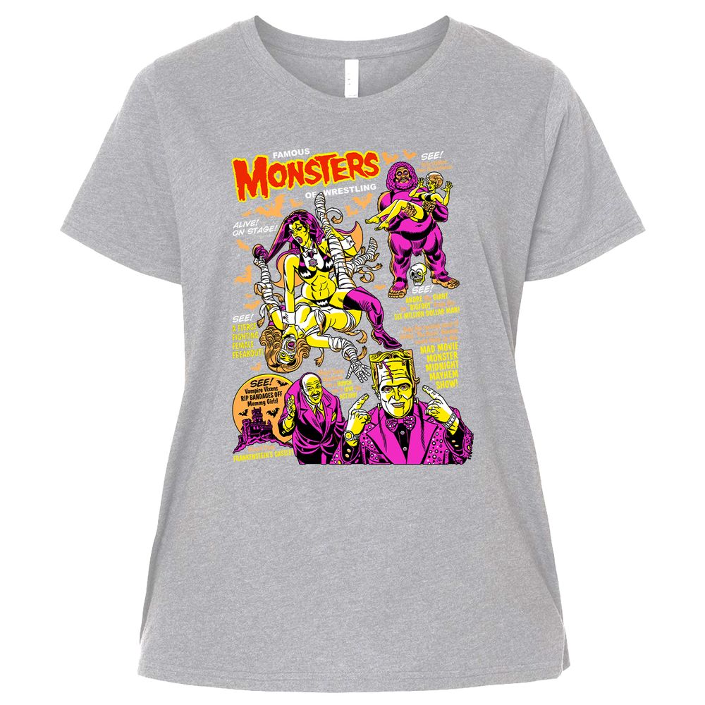 Ladies Curvy Jersey - ULB7TH63 - Heather - 3