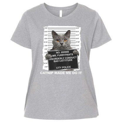 Ladies Curvy Jersey - 9QZSB6JP - Heather - 3