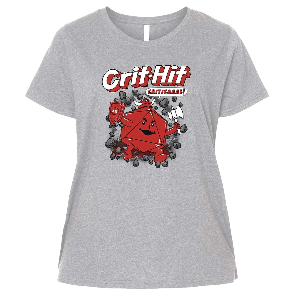 Ladies Curvy Jersey - HXNFBHJV - Heather - 3