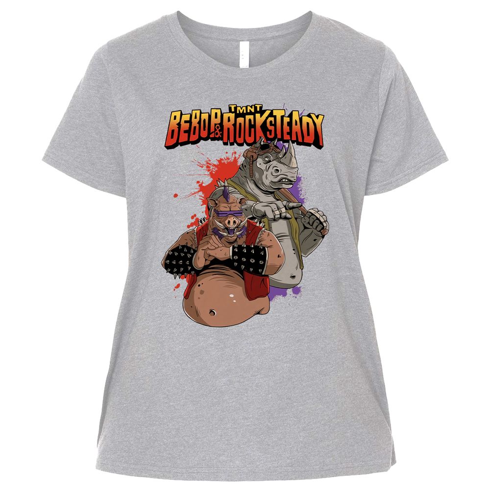 Ladies Curvy Jersey - GC7TBLG5 - Heather - 3