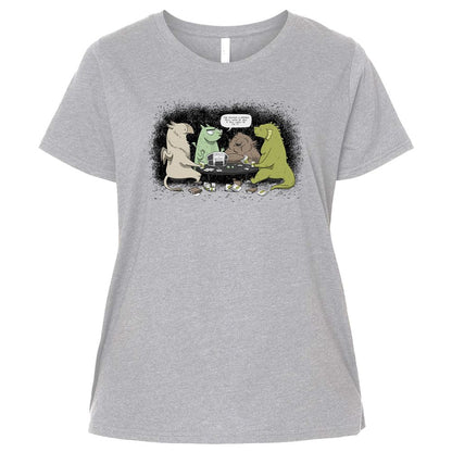 Ladies Curvy Jersey - BF8GTDBY - Heather - 3