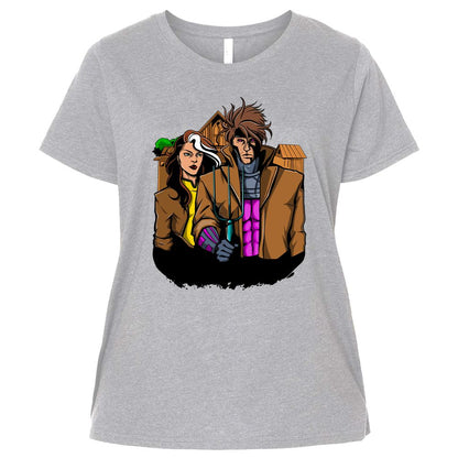 Ladies Curvy Jersey - 8GMZQDUJ - Heather - 3