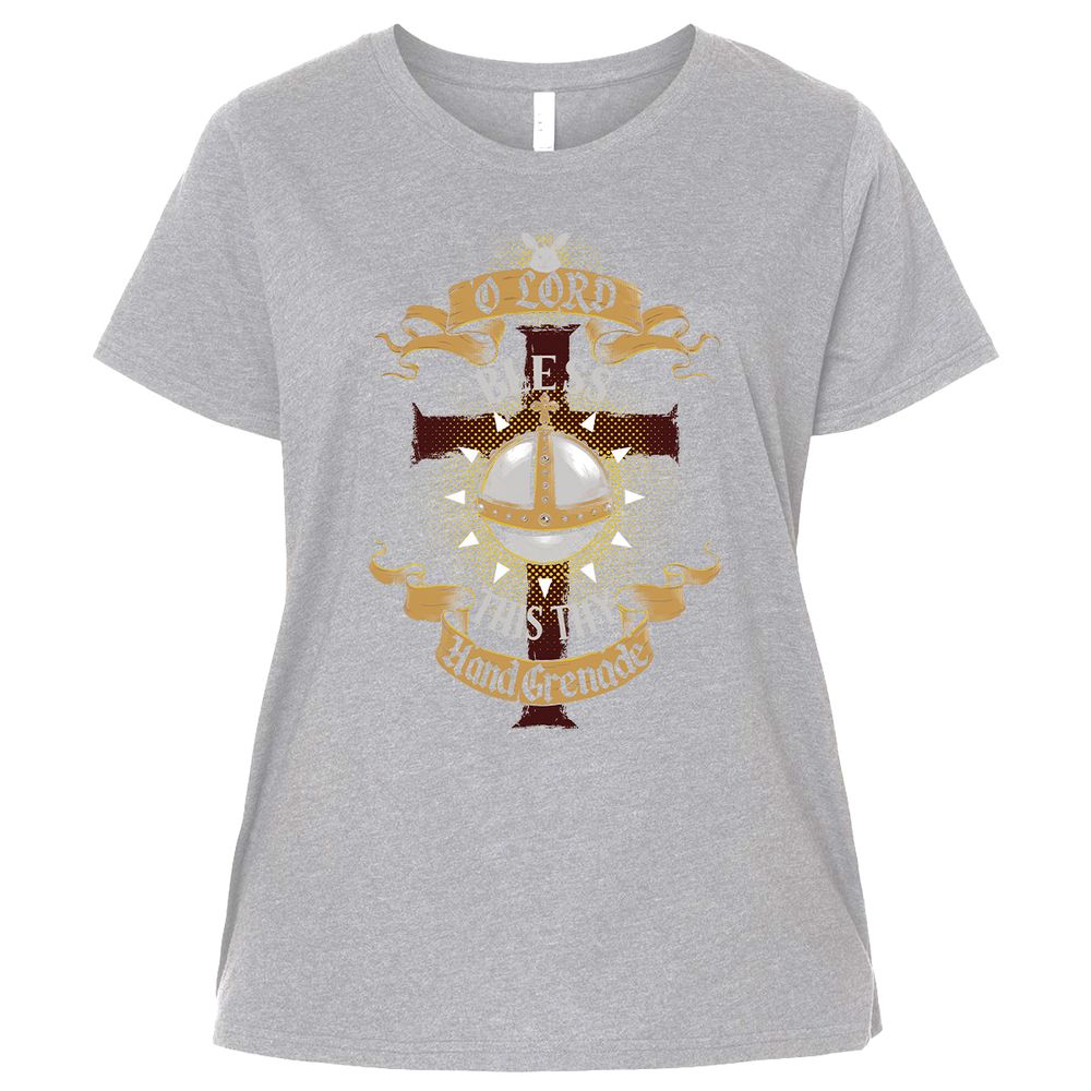 Ladies Curvy Jersey - CFGB33HC - Heather - 3