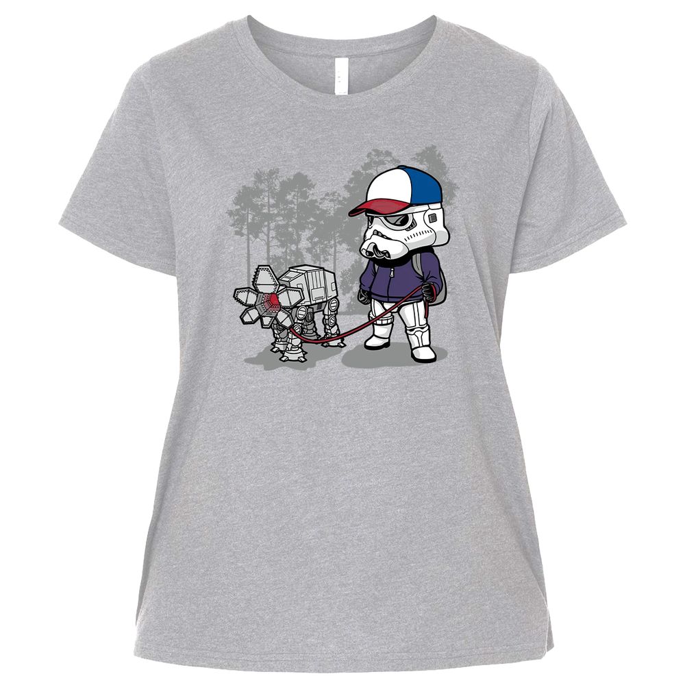 Ladies Curvy Jersey - K9XNH4Z7 - Heather - 3