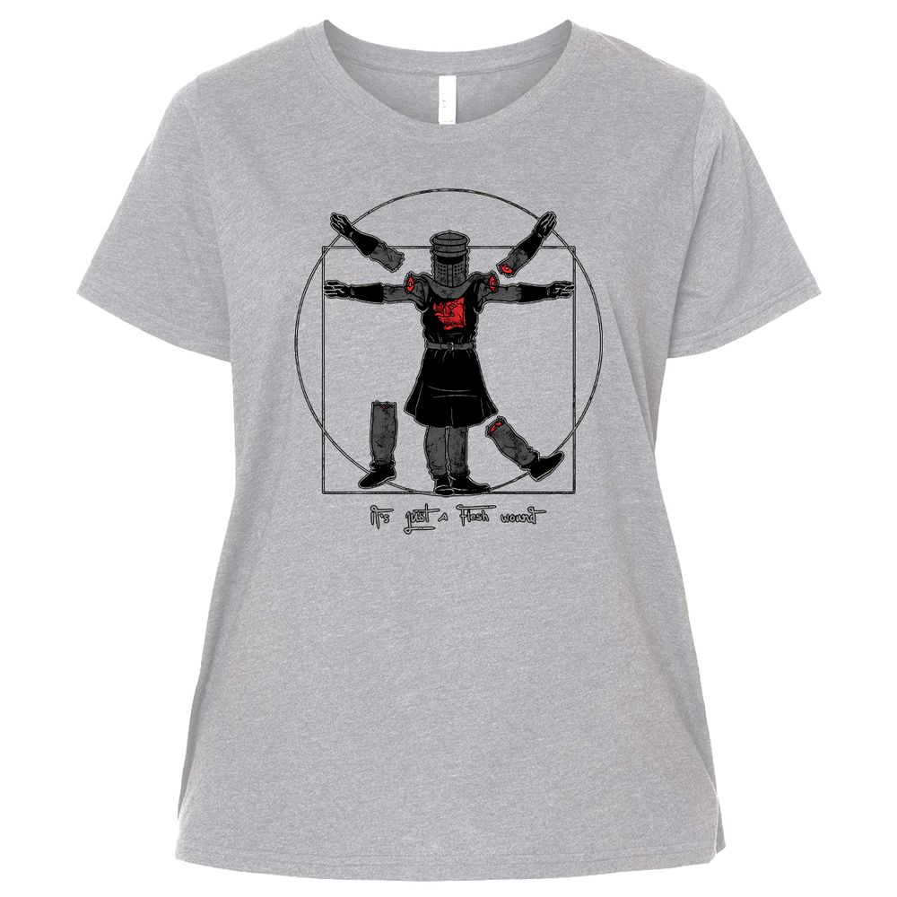 Ladies Curvy Jersey - KWQKVARN - Heather - 3