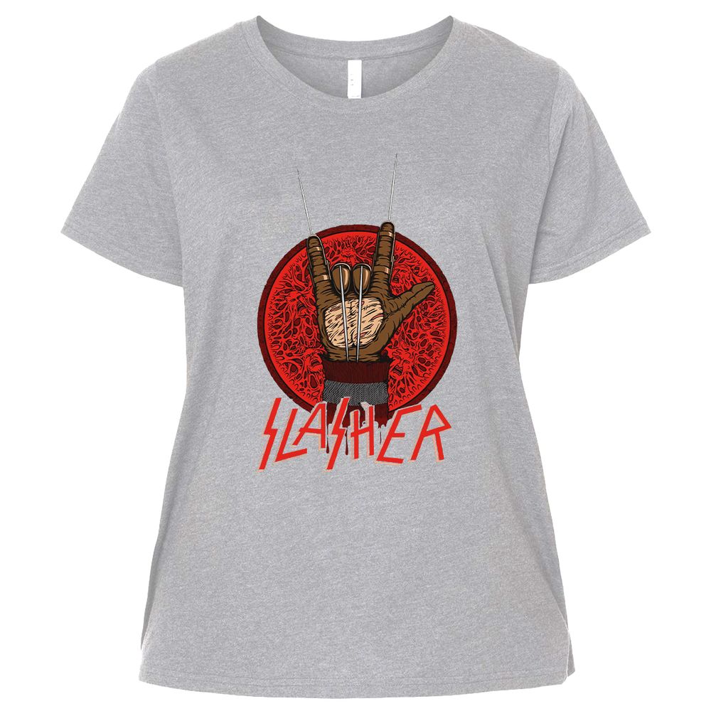 Ladies Curvy Jersey - RZEXJMFV - Heather - 3