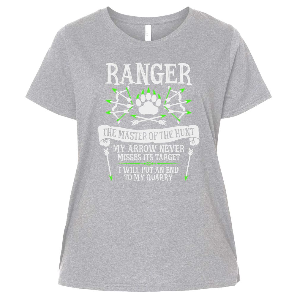 Ladies Curvy Jersey - 1B6K52UR - Heather - 3