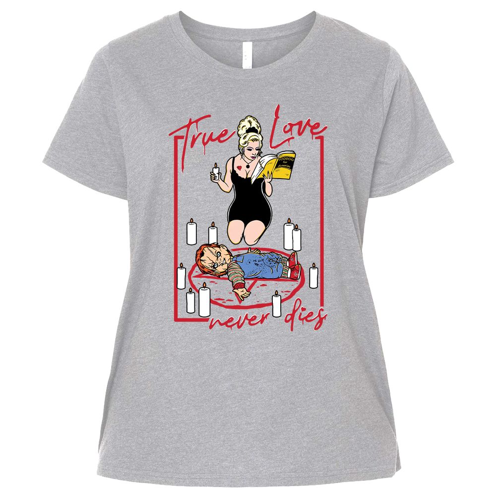 Ladies Curvy Jersey - 6KS2R2BH - Heather - 3